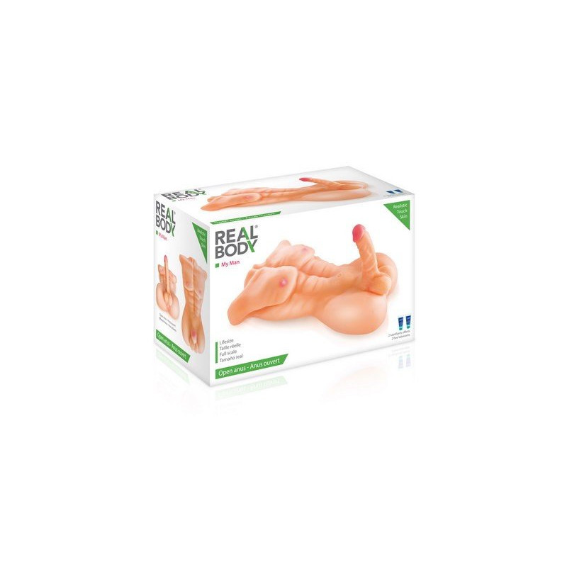 Buste Homme Réaliste Avec Érection Real Body Myman  