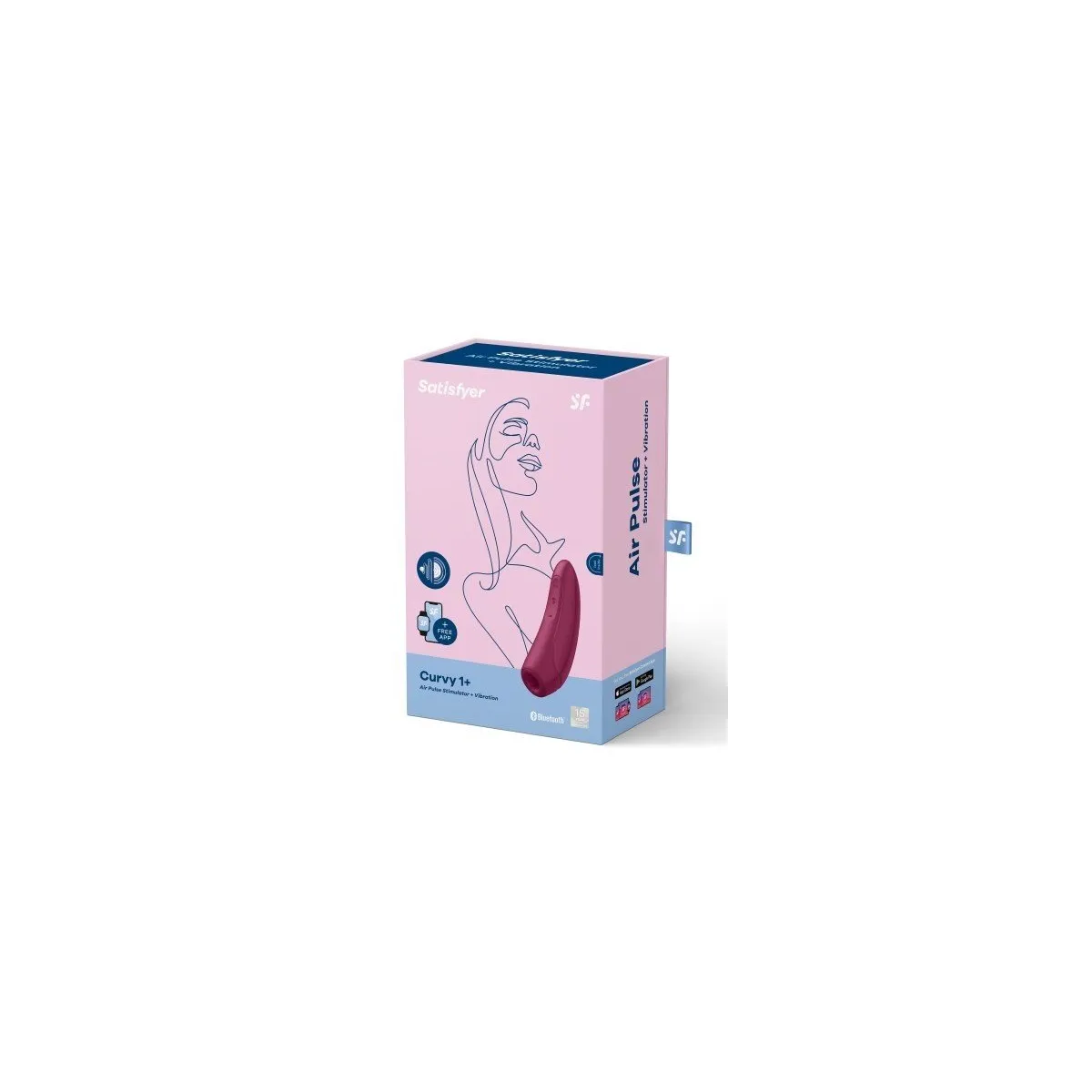 Satisfyer Curvy 1+ Burdeos