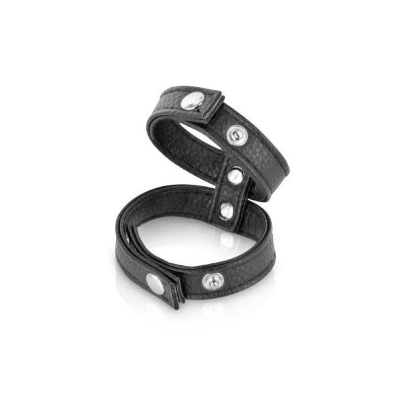 Cockring Double Ajustable Simili  