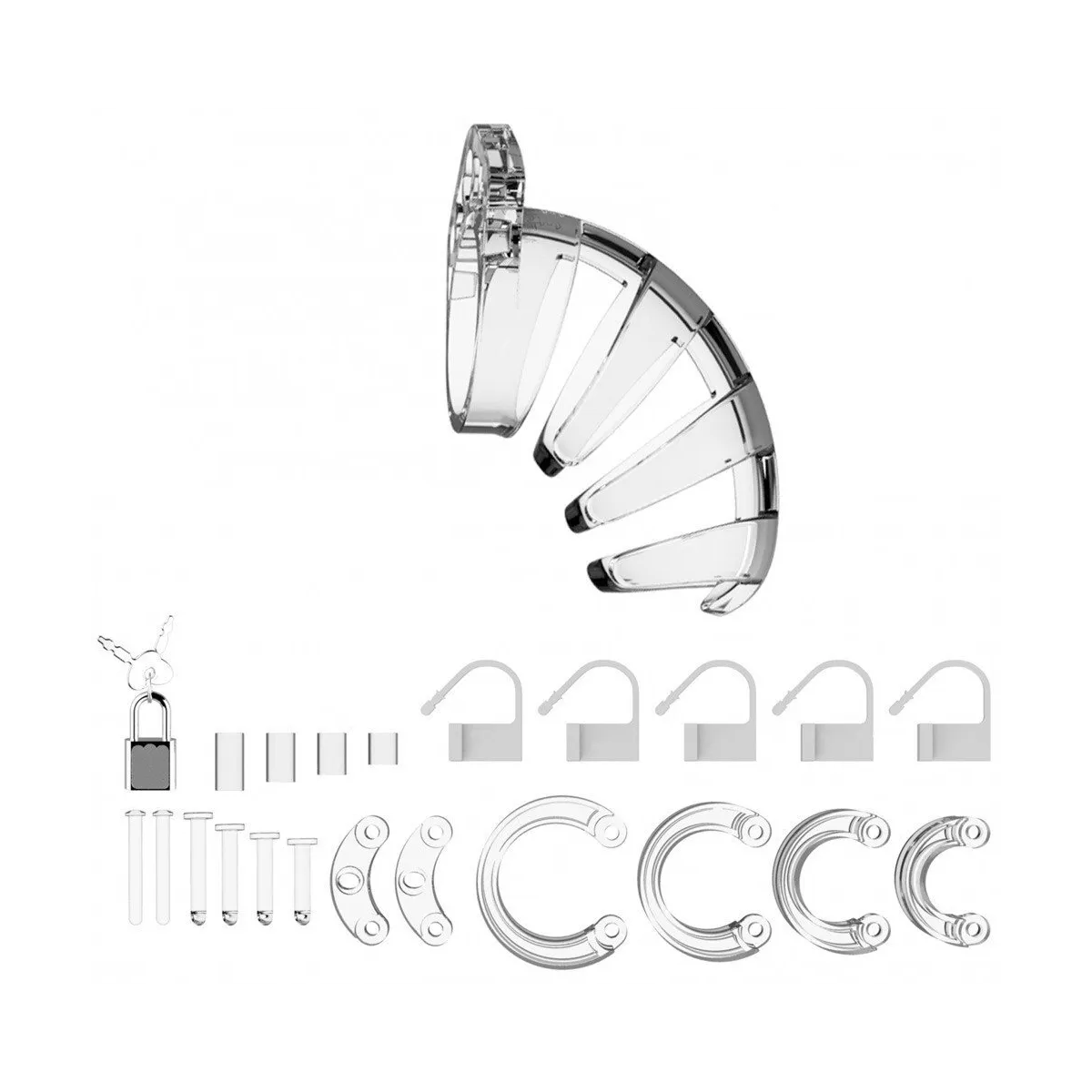 Transparent Chastete Cage n°2
