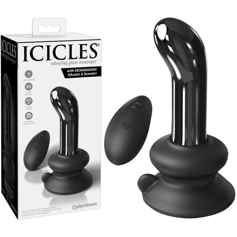Vibrador curvo Icicles USB N°84