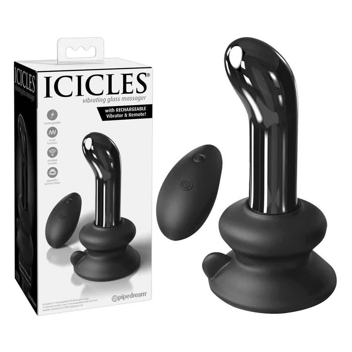 Vibrador Curvo Usb Icicles N ° 84