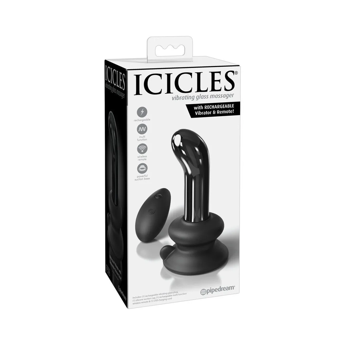 Vibromasseur Recourbé Icicles Usb N°84