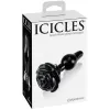 Plug En Verre Noir Icicles N°77