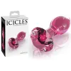 Pink Glass Plug Icicles N°79