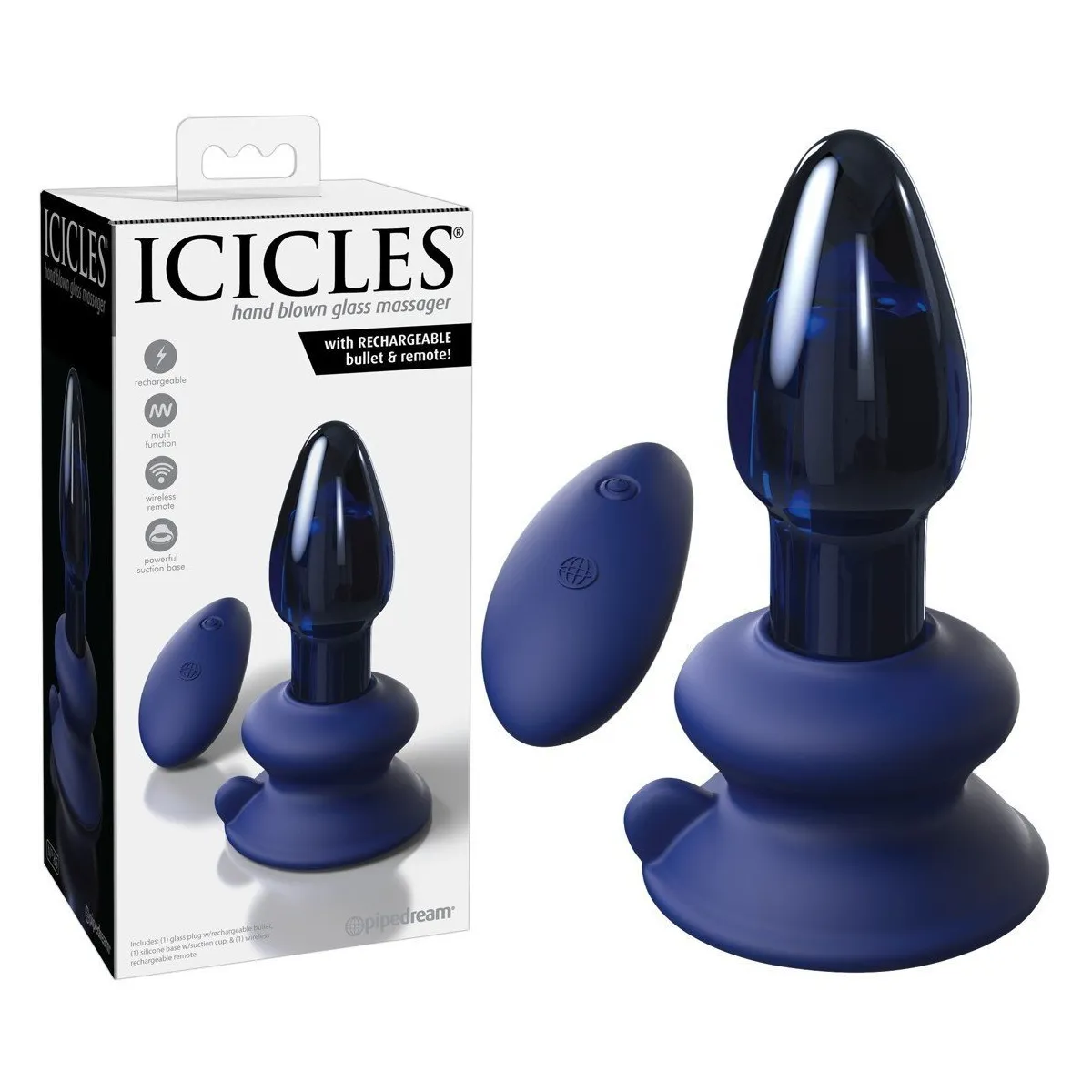 Vibrador Anal Icicles USB N°85