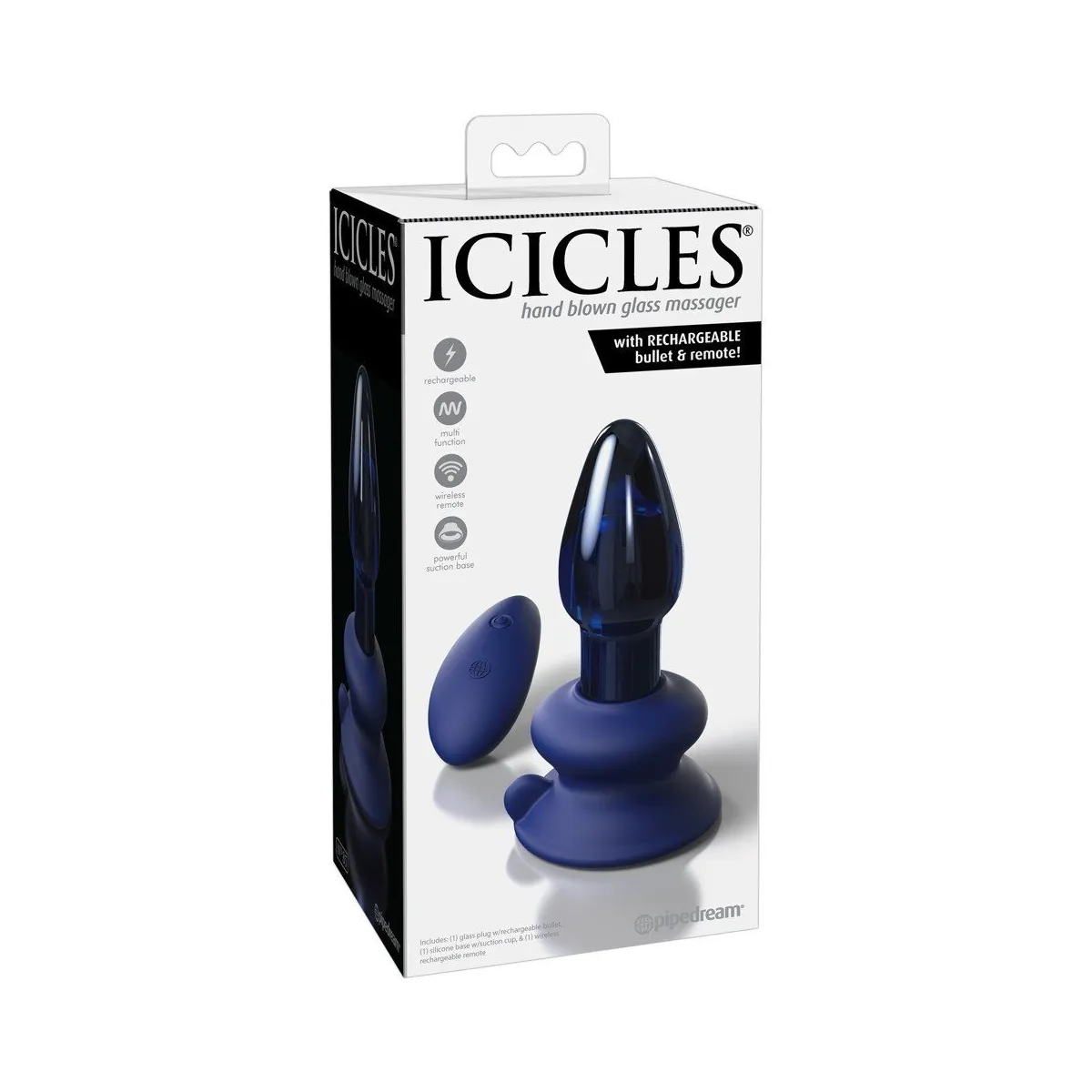 Vibrador Anal Icicles USB N°85