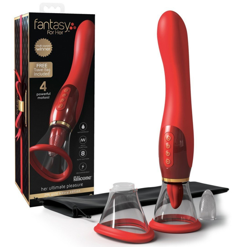 Stimulateur Usb Her Ultimate Pleasure Plaqué Or