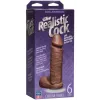 Consolador con ventosa The Realistic Cock Caramel Vac-U-Lock -