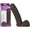 Black Realist Dildo Vac U Lock - 21 Cm