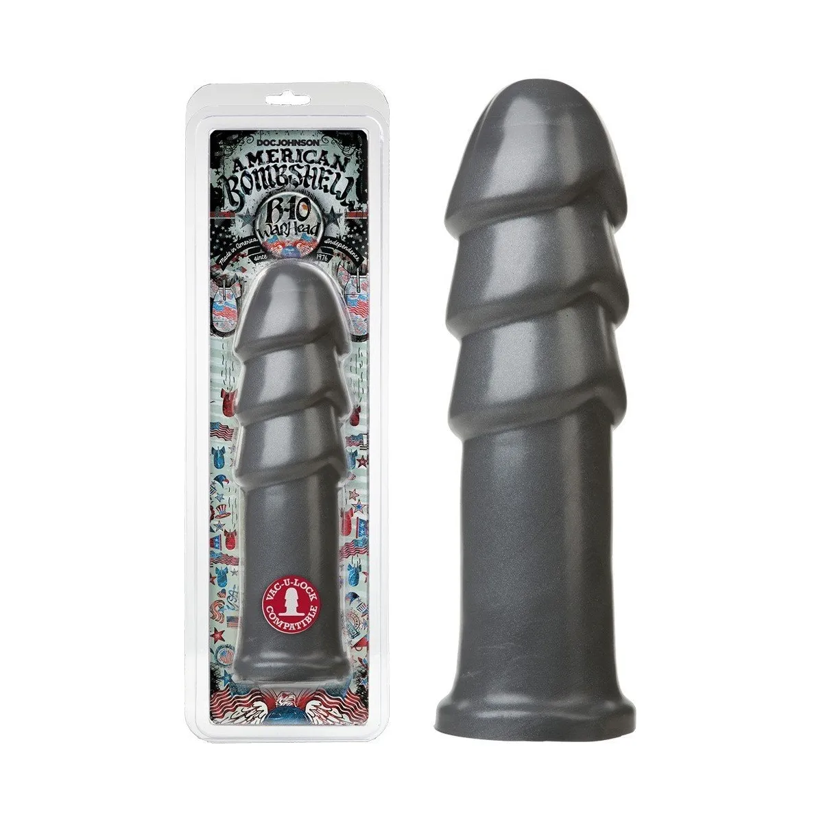 Dildo gigante American Bombshells B-10 Warhead - 26 Cm