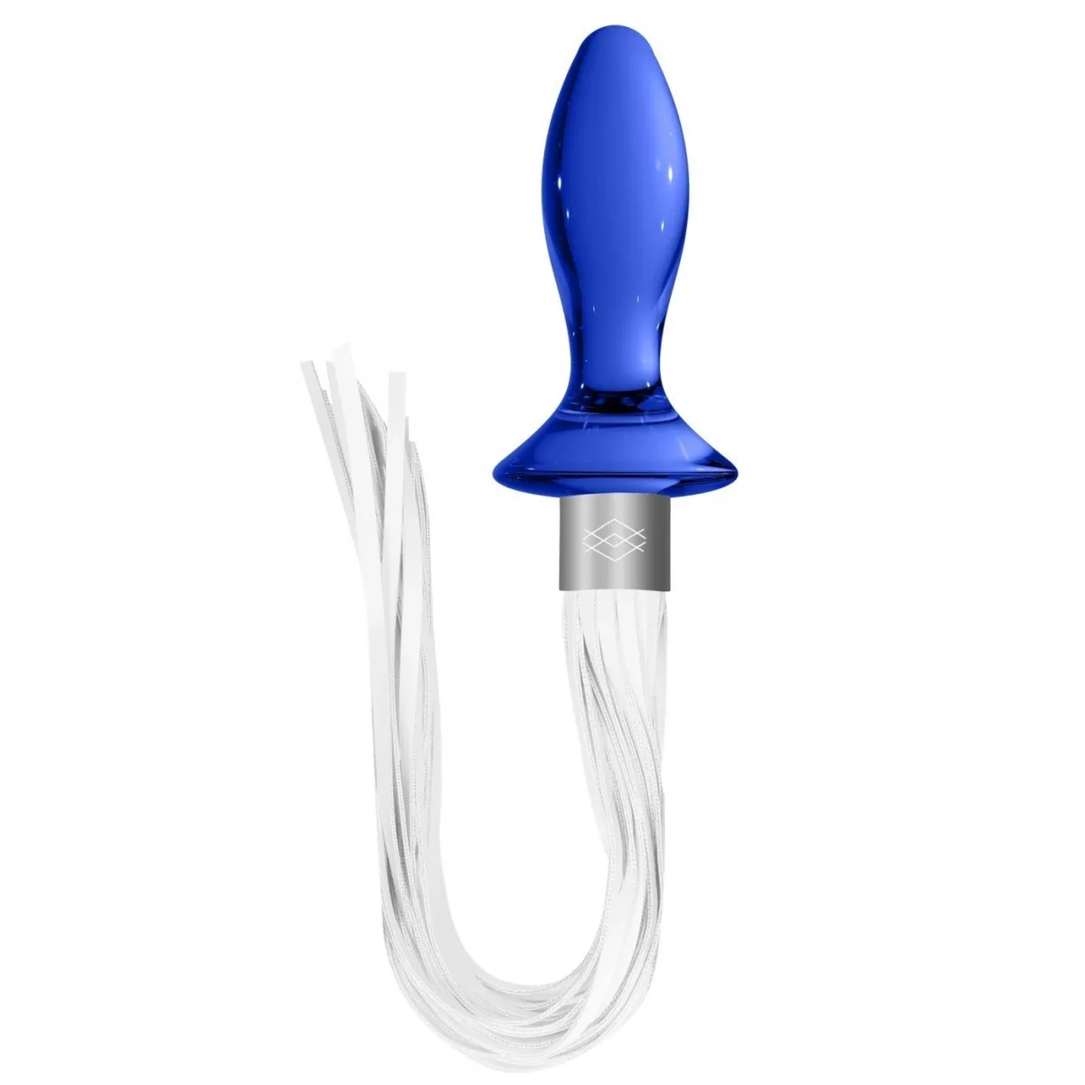 Plug Fouet En Verre Chrystalino Tail Bleu