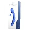 Vidro duplo Dildo Chrystalino Azul Superior