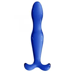 Glass Dildo Chrystalino Elegance Blue