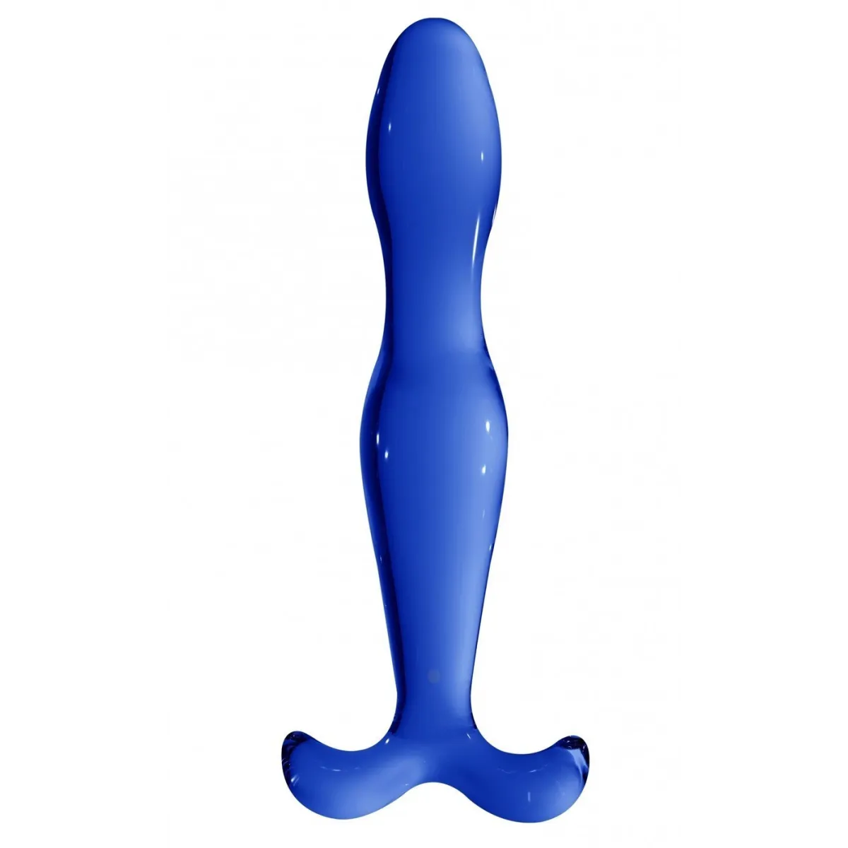 Glass Dildo Chrystalino Elegance Blue