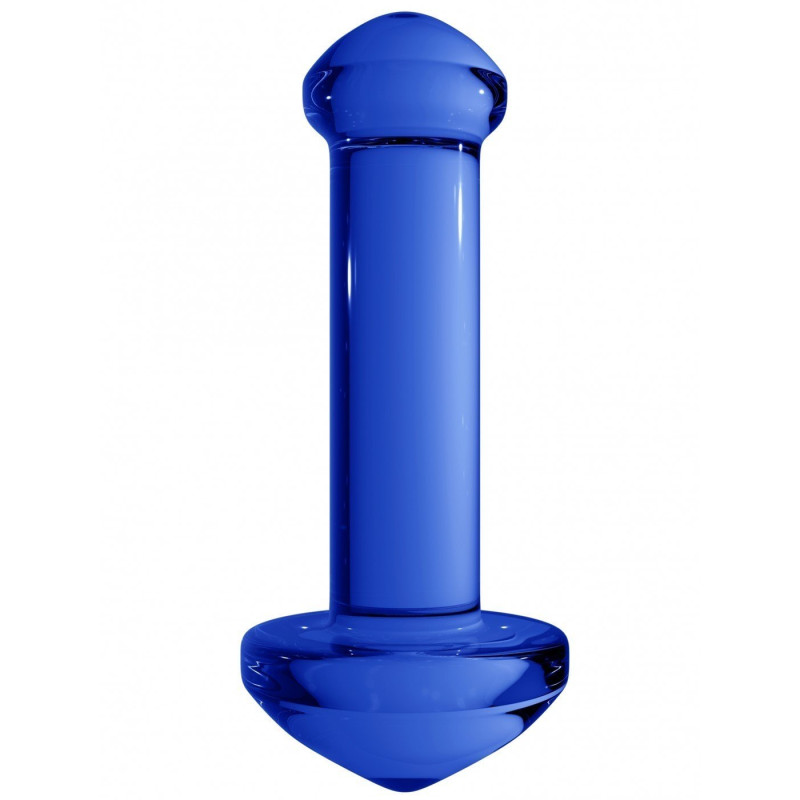 Gode En Verre Chrystalino Massage Bleu