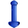 Massagem Azul De Vidro Dildo Chrystalino