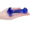 Massagem Azul De Vidro Dildo Chrystalino