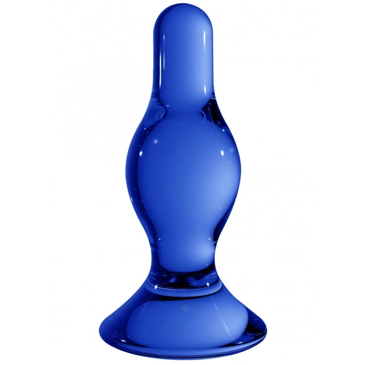 Anal Plug Glass Chrystalino Classy Blue