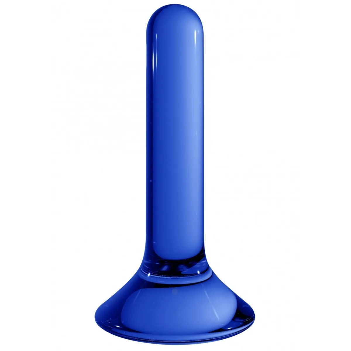 Anal plug in glass Chrystalino Blue pine