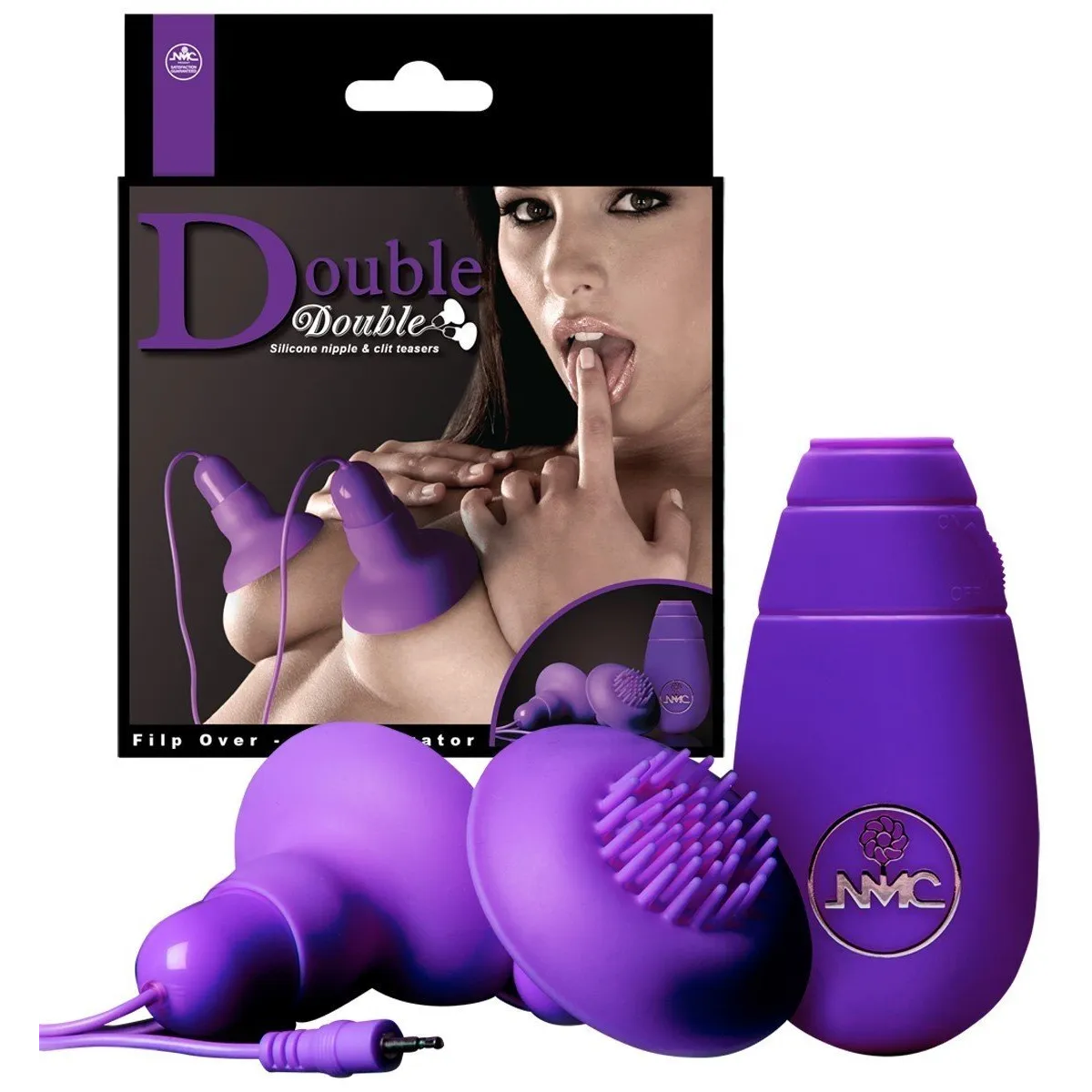 Double Stimulateur De Mamelons Et De Clitoris