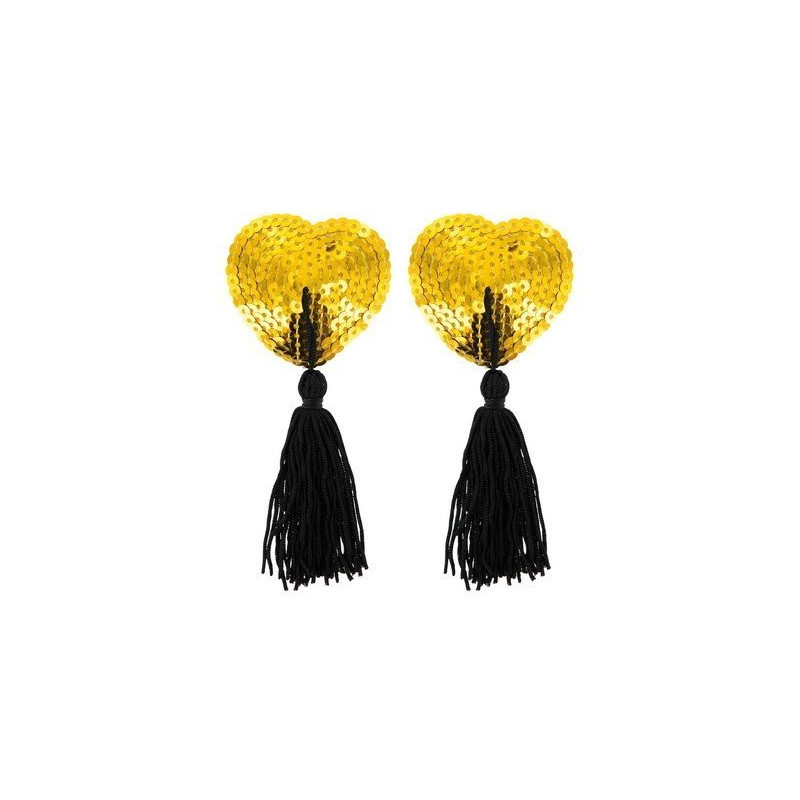 Corazones de Cache Tetons en oro / brillo negro