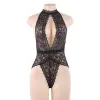 Body Black Lace Decote
