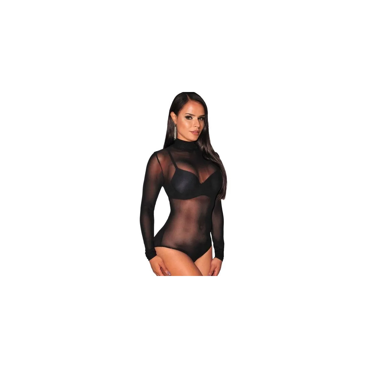 Mangas longas pretas do corpo Mangas longas pretas do corpo