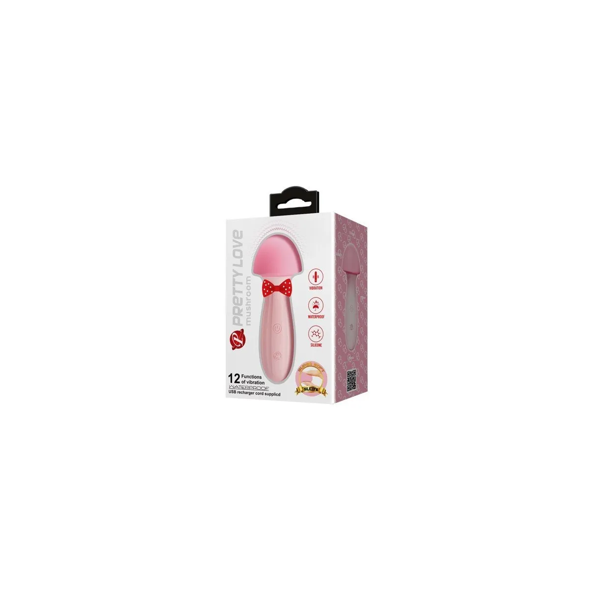 Mini vibrador con forma de hongo Pretty Love Wand