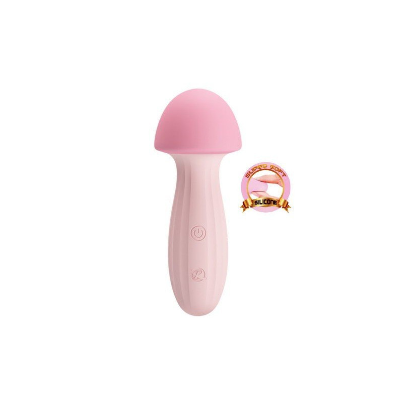 Mini vibrador wand cogumelo bonito amor