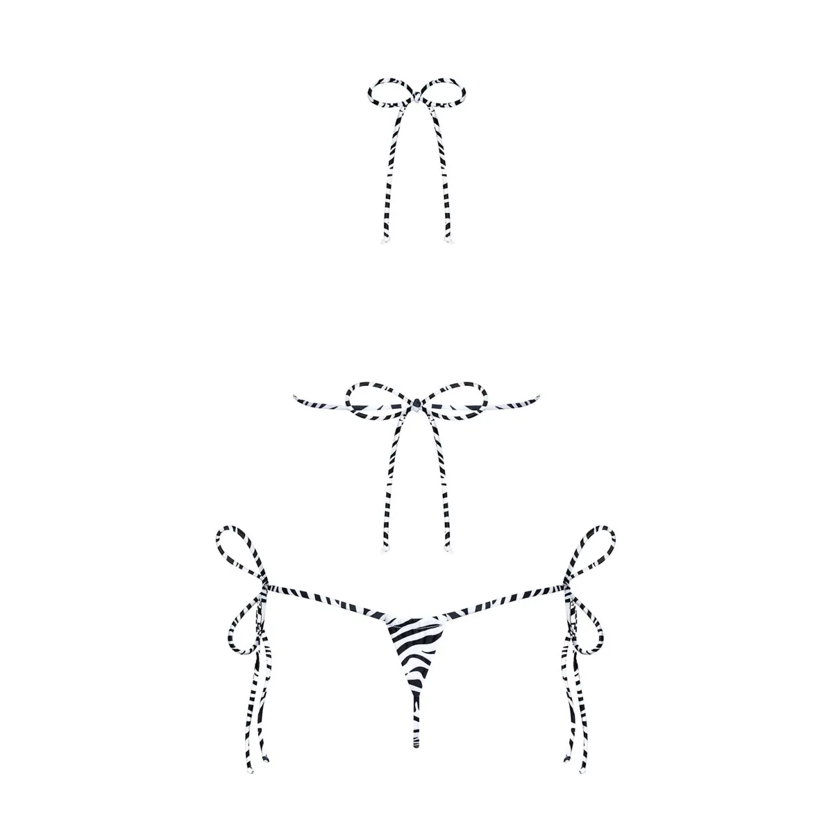 Mini Bikini String Zébré Carribella