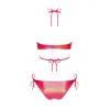 Sexy Bikini Rojo Brillante Coralya