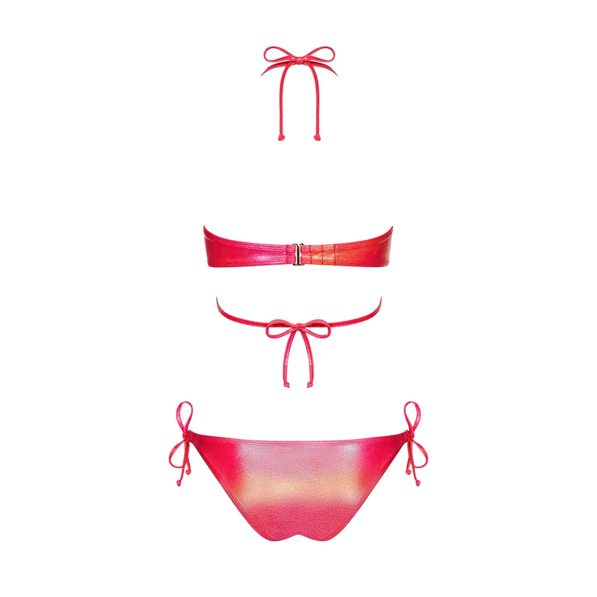 Bikini Sexy Rouge Brillant Coralya