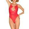 Keissi Monokini rojo brillante