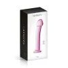 Dildo de vidro 14 brinquedos brilhantes cor-de-rosa