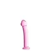 Dildo de vidro 14 brinquedos brilhantes cor-de-rosa