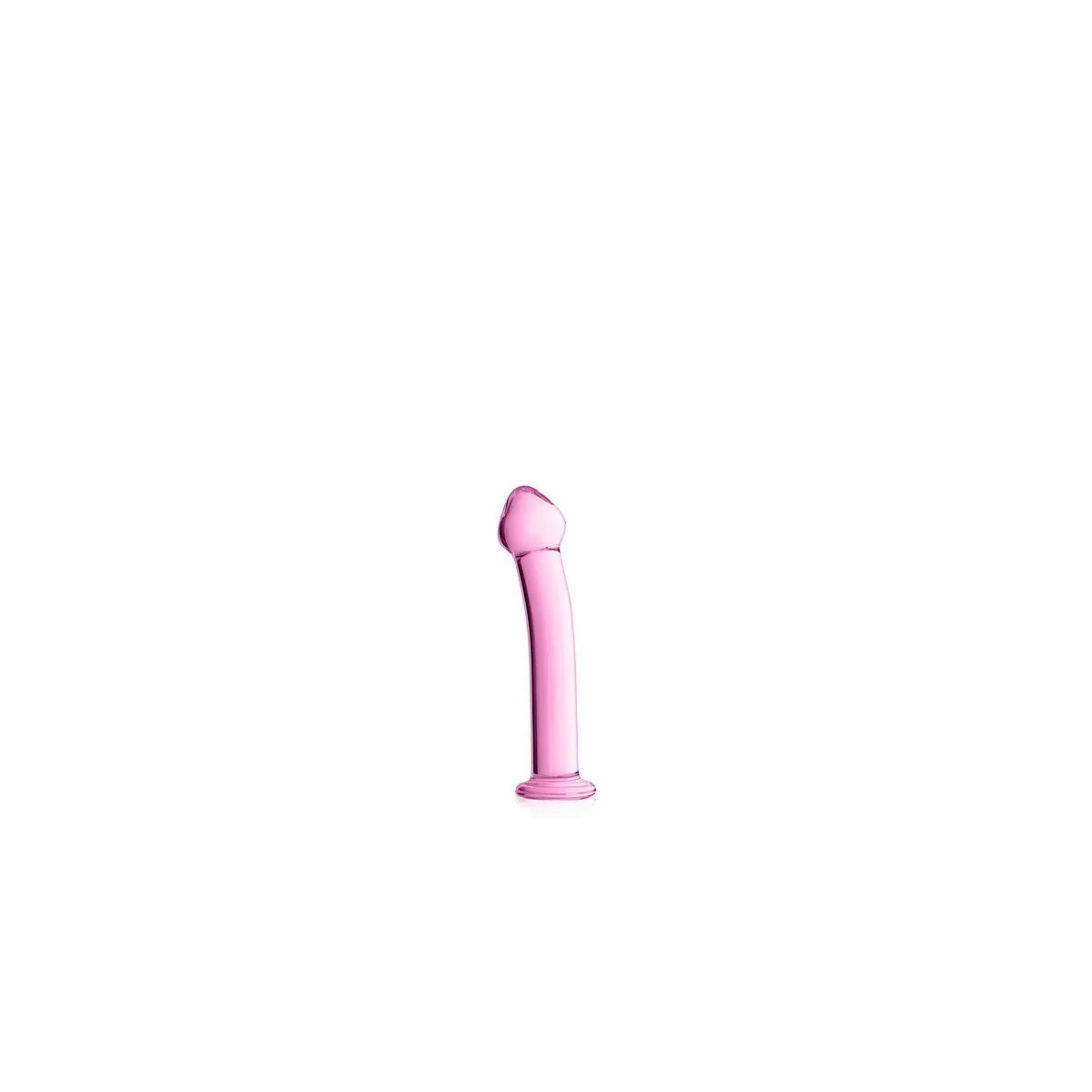 Dildo de vidro 14 brinquedos brilhantes cor-de-rosa