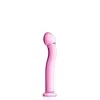 Dildo de vidro 27 Brinquedos Brilhantes Rosa