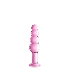 Glass Dildo 9 Pink Glossy Toys