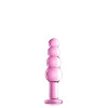 Glass Dildo 9 Pink Glossy Toys