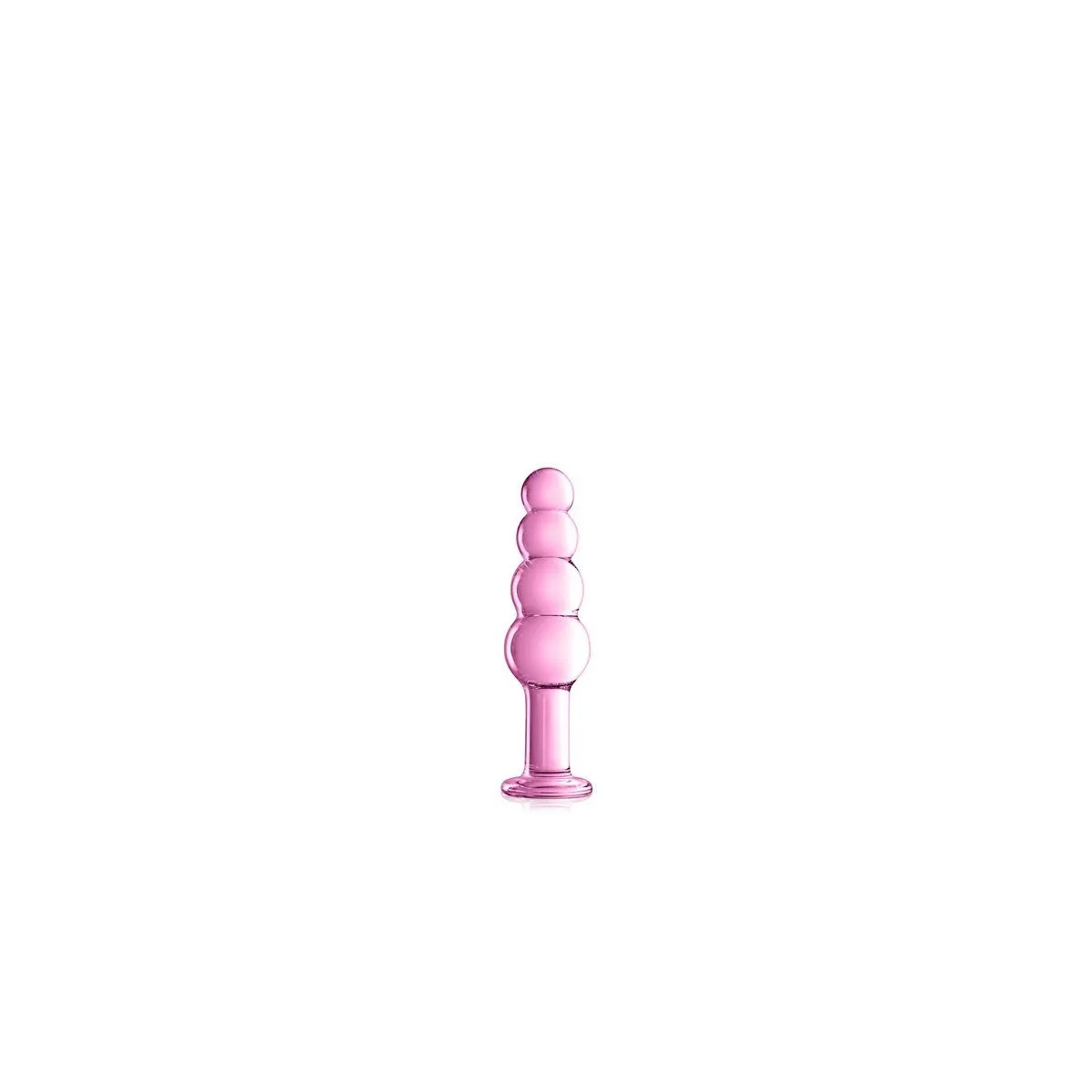 Glass Dildo 9 Pink Glossy Toys