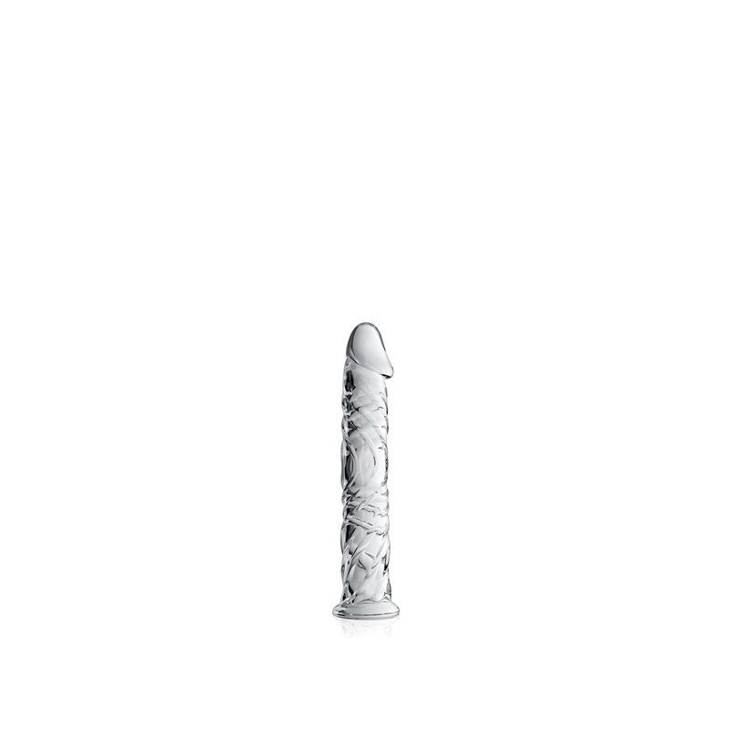 Dildo de vidro 4 brinquedos brilhantes claros