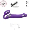 Strap On 3 Moteurs Violet Taille L