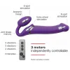 Strap On 3 Moteurs Violet Taille Xl