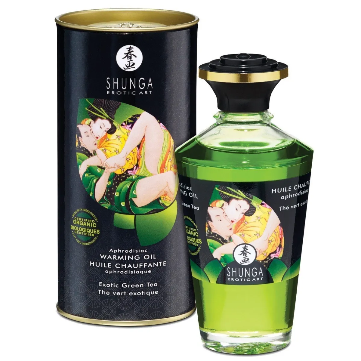 Shunga Aphrodisiac Heating Oil The Exotic Green at 22 41