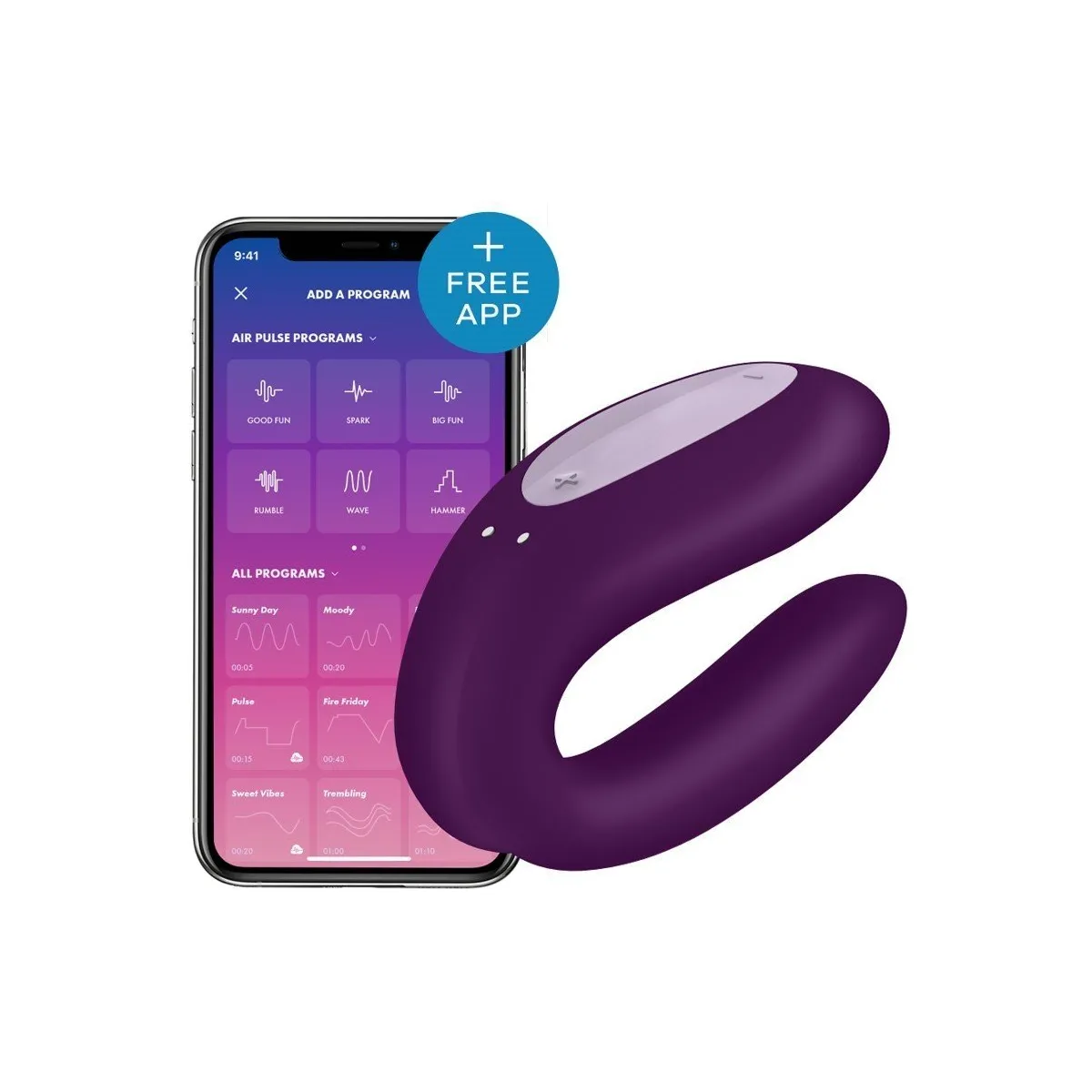 Satisfyer Double Joy Purple