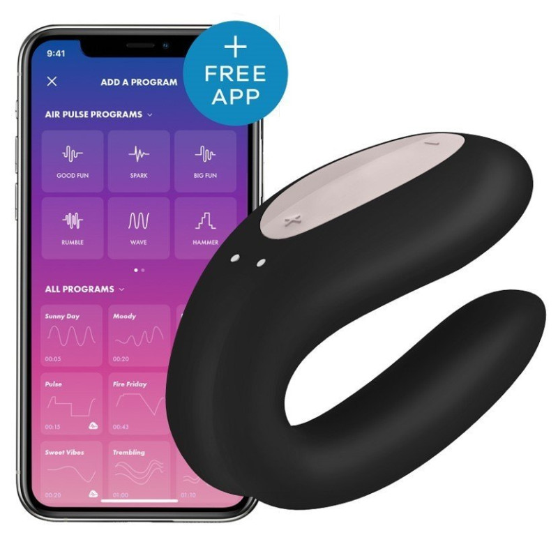 Satisfyer Double Joy Noir