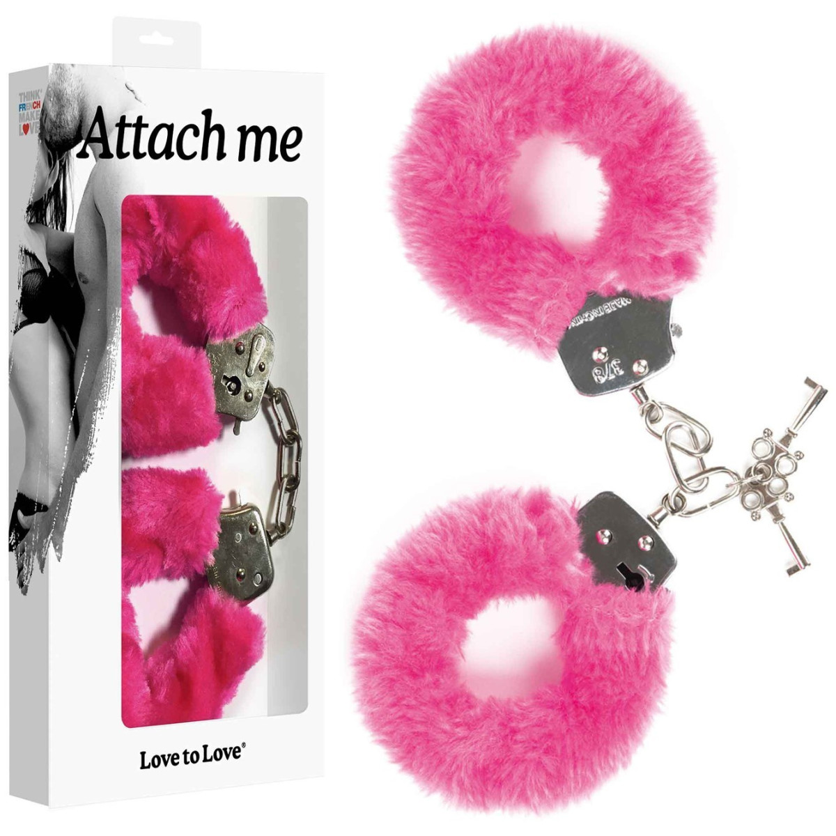 Attach Me - Pink Handcuffs