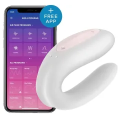 Satisfyer Double Joy Blanc