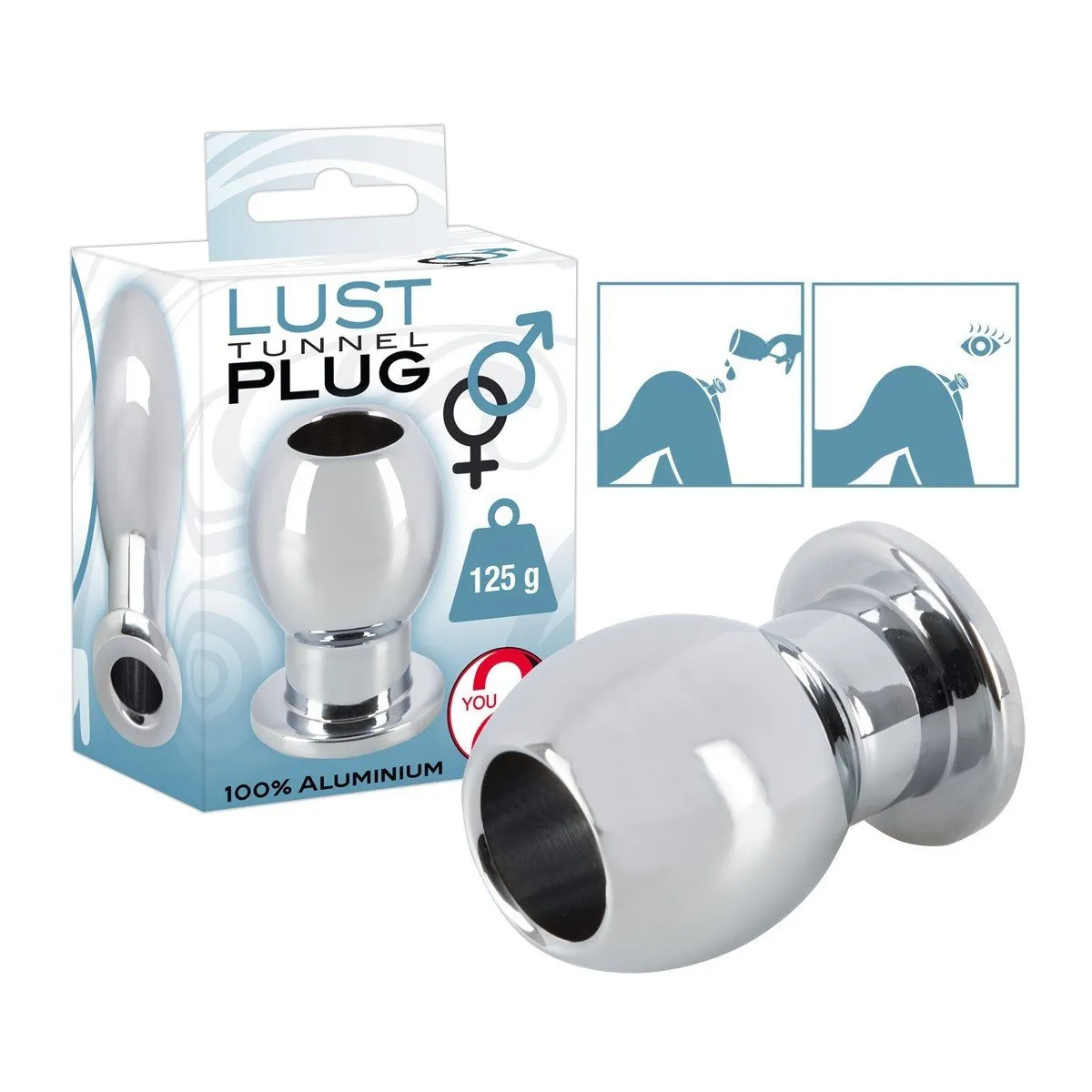 Plug Anal Creux En Aluminium